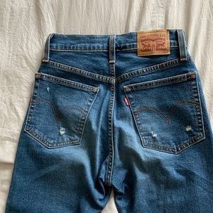 Levi wedgie high waisted jeans